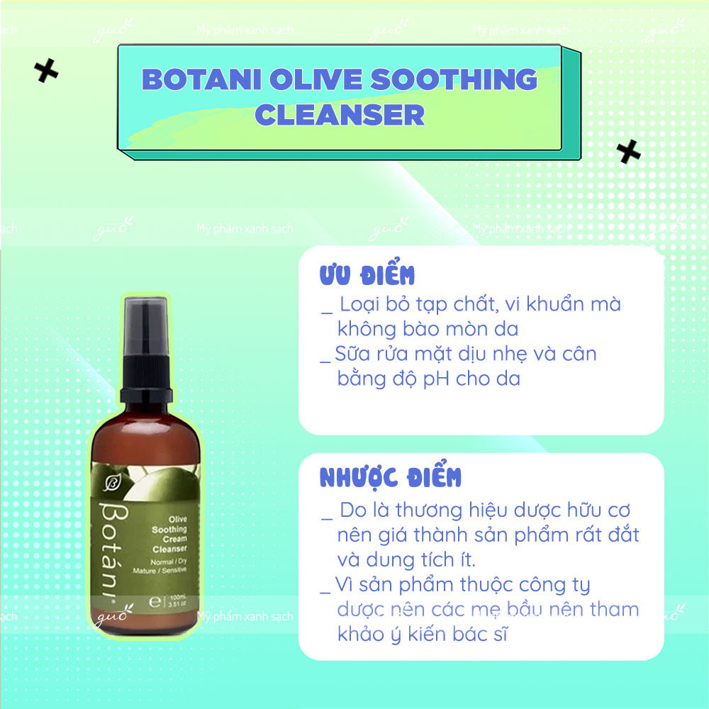 Botani Olive Soothing Cleanser 1