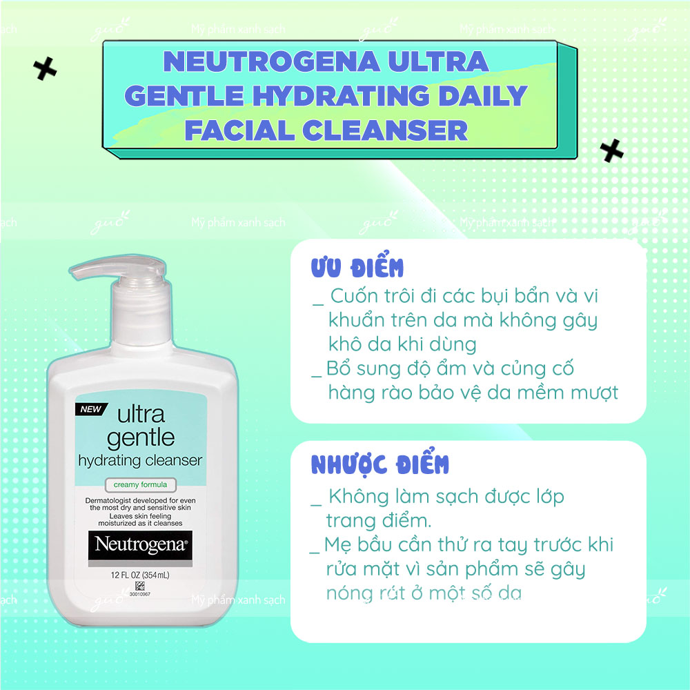 Neutrogena Ultra Gentle Hydrating Daily Facial Cleanser 1
