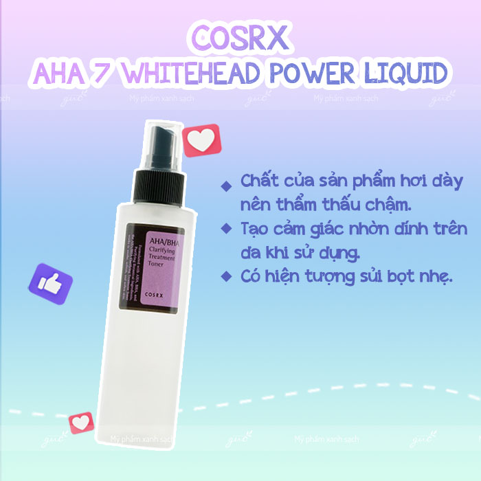 Cosrx AHA 7 Whitehead Power Liquid.
