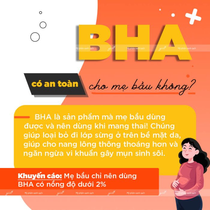 Mẹ bầu có nên dùng BHA không?