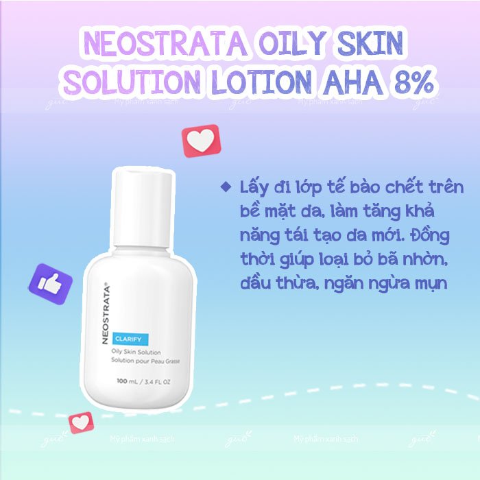 Tẩy tế bào chết Neostrata Oily Skin Solution Lotion AHA 8%
