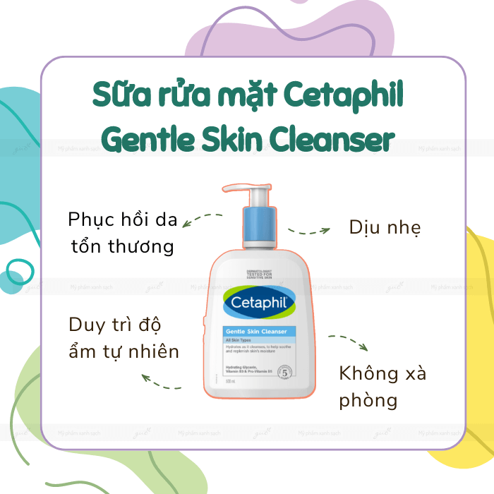 Sữa rửa mặt Cetaphil Gentle Skin Cleanser không xà phòng