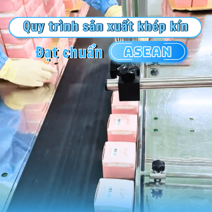 Quy trình sản xuất kem vi tảo đỏ khép kín