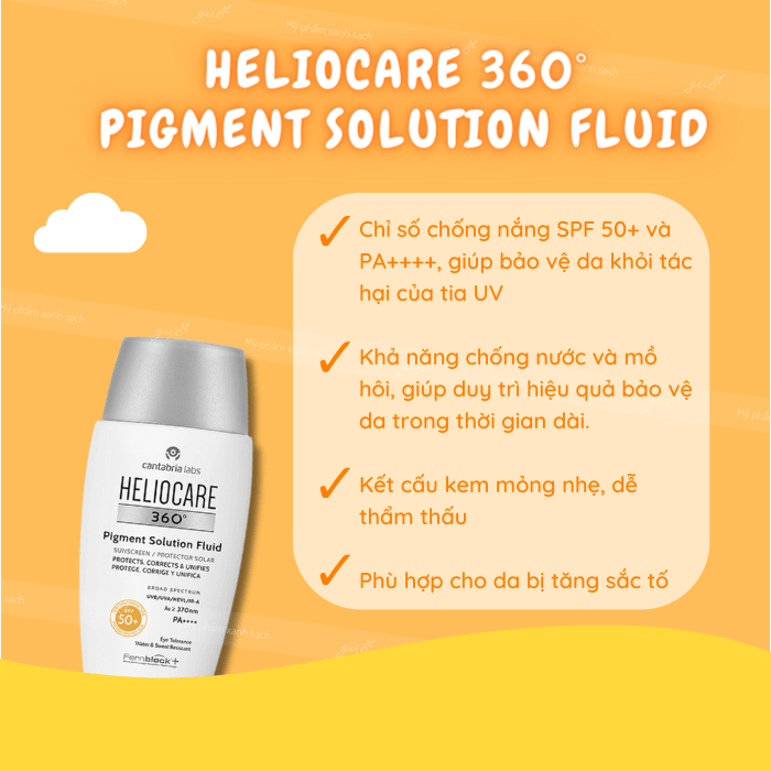 Kem chống nắng phổ rộng heliocare