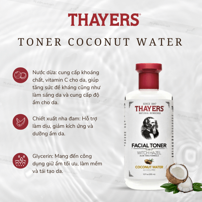 Thayers toner coconut water