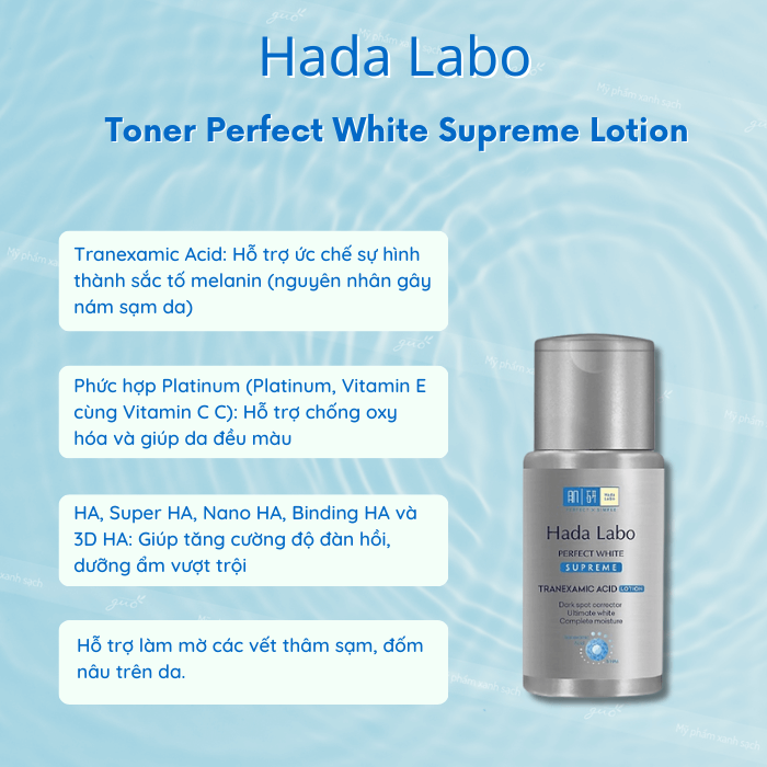 Toner hada labo perfect white supreme lotion