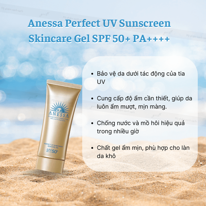 Kem chống nắng anessa perfect uv sunscreen skincare gel