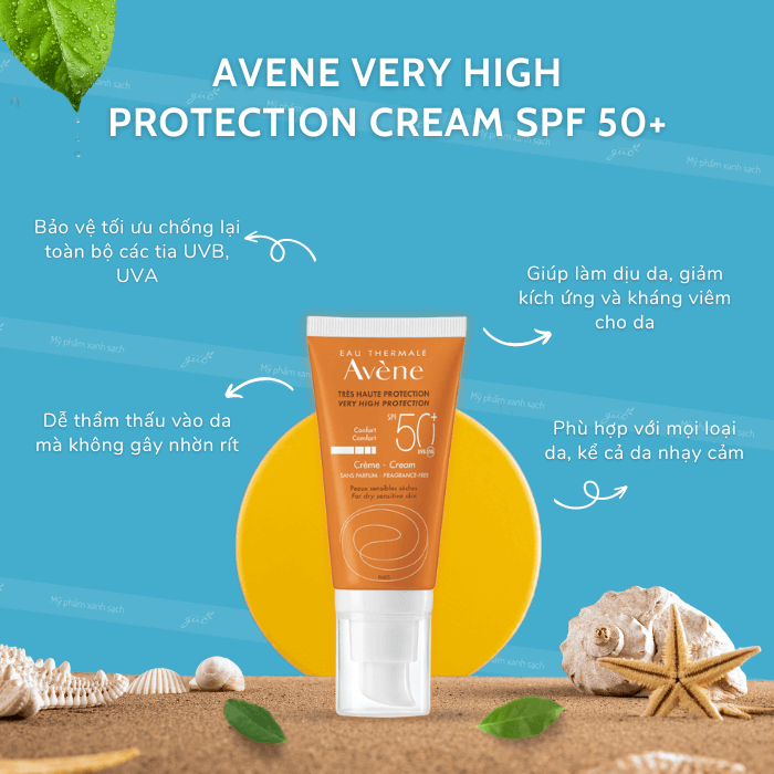 Kem chống nắng avene very high protection cream spf50