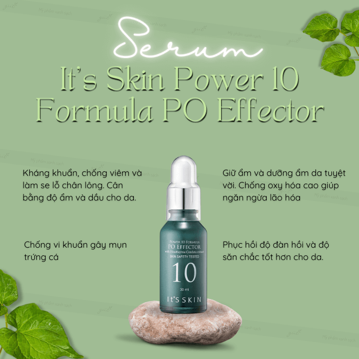 Serum diếp cá its skin power 10 formula po effector