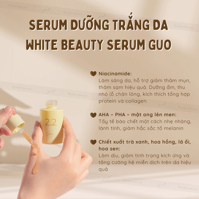 Serum niacinamide white beauty guo