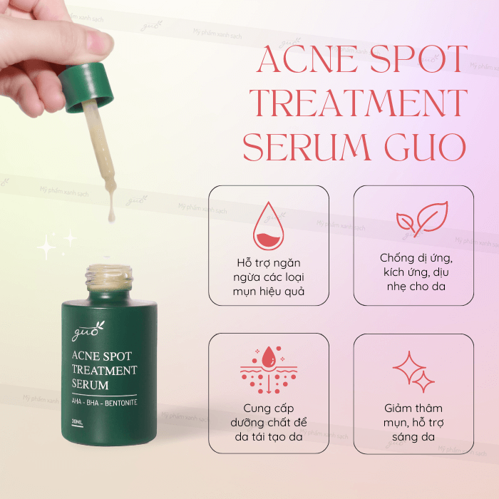 Serum phục hồi acne spot treament guo
