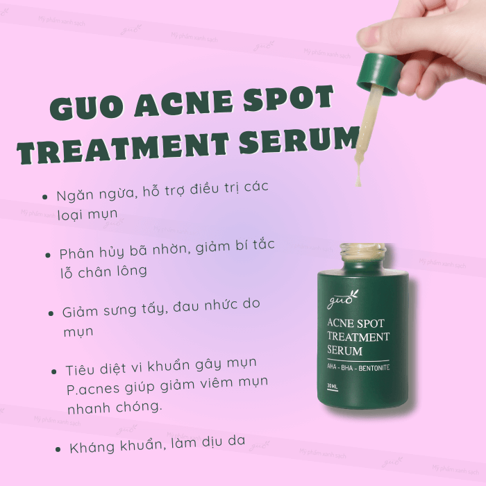 Serum trị mụn ẩn guo acne spot treament