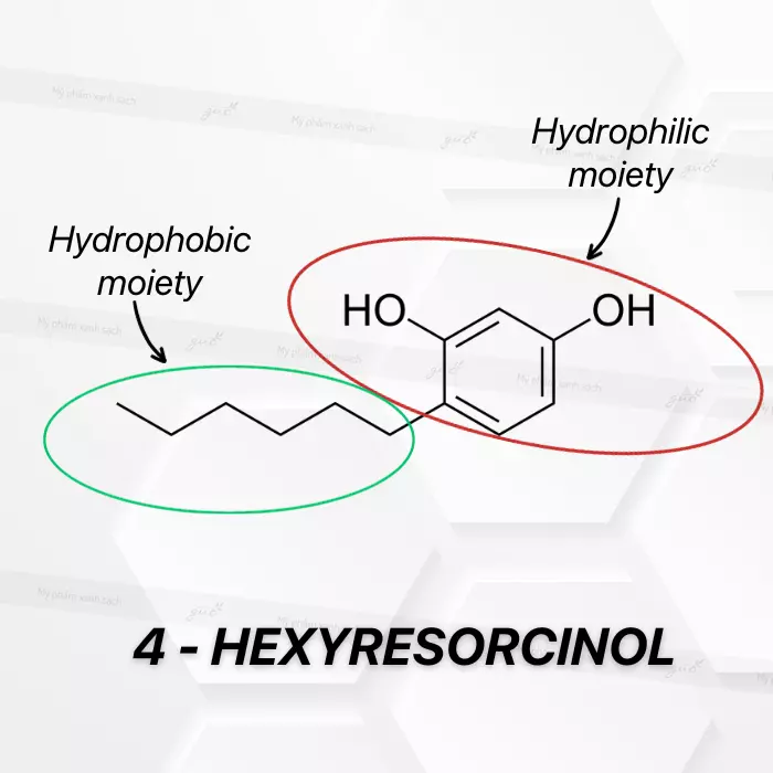 Cấu tạo thành phần hexylresorcinol