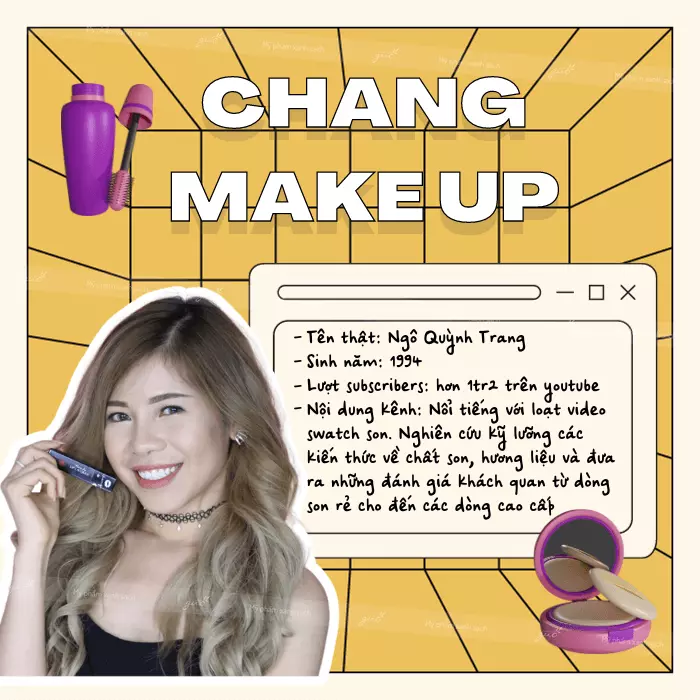 Beauty blogger tại việt nam chang make up
