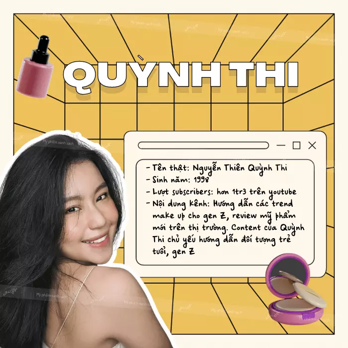 beauty blogger quỳnh thi