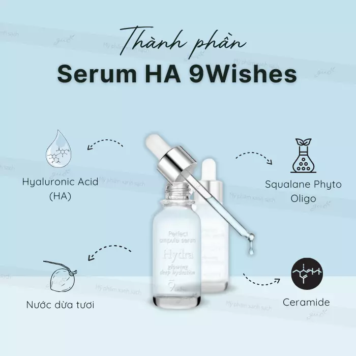 Thành phần serum HA 9Wishes