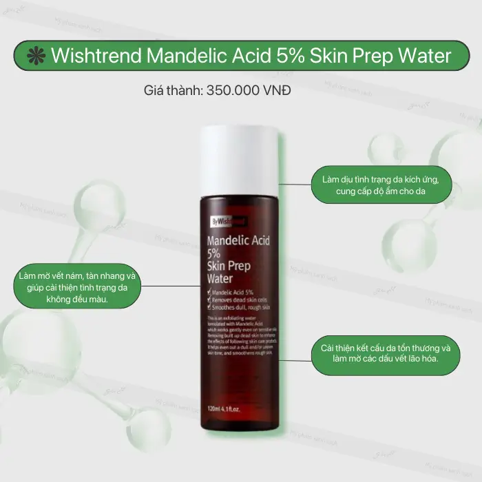 Tẩy da chết hóa học wishtrend mandelic acid 5 skin prep water