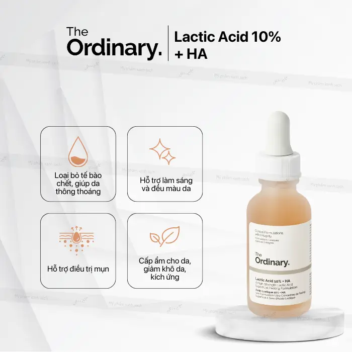 Tẩy da chêt the ordinary lactic acid 10% ha