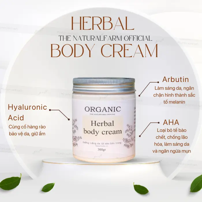 Thành phần và công dụng herbal natural skin
